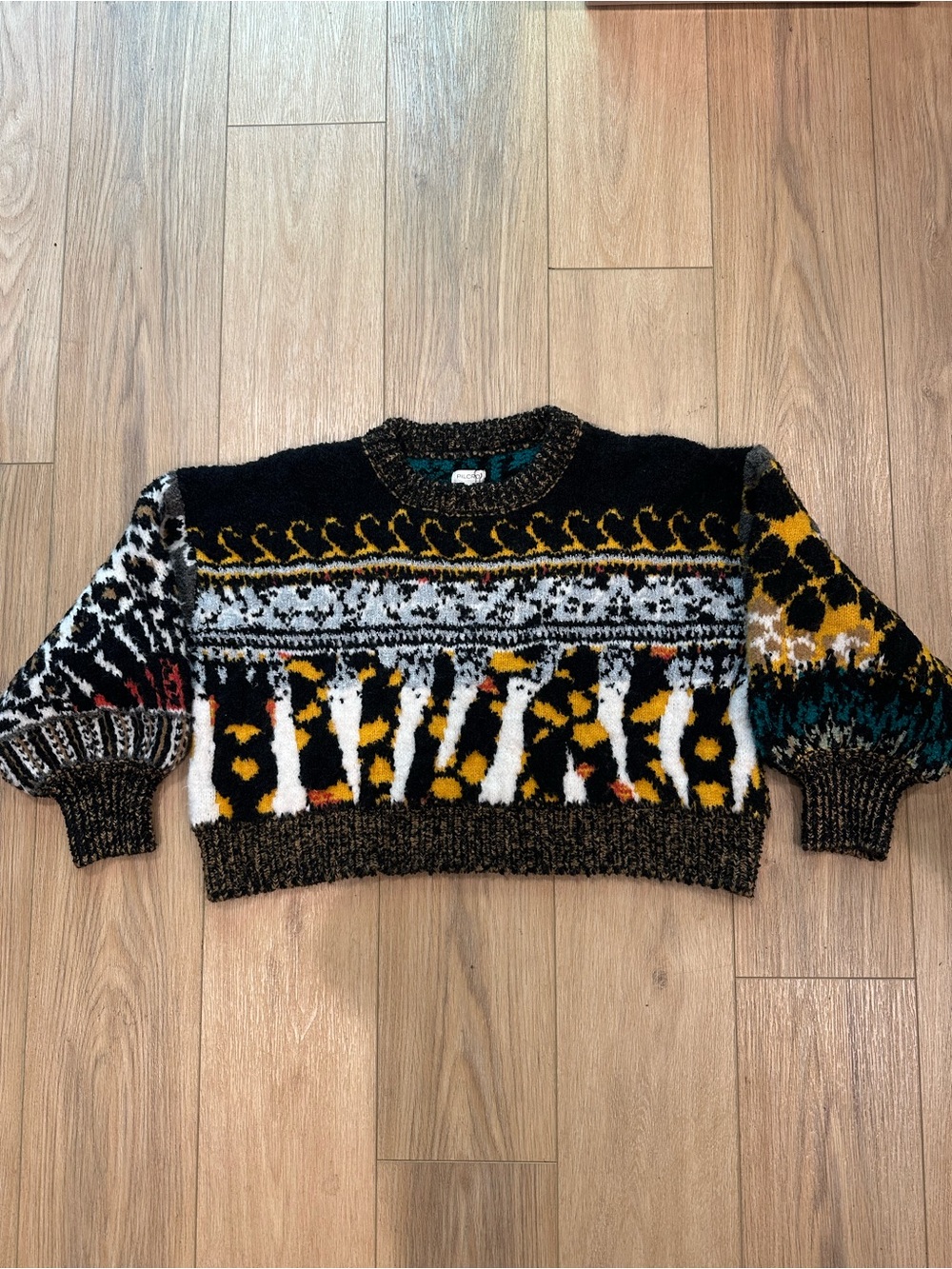 Anthropologie Pilcro Italian Yarn Chunky Knit Sweater Small NWT - Picture 7 of 15
